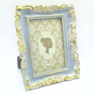 도매 웨딩 polyresin picture frame photo frame 금/Pink