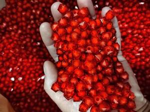 2025 Cristal 100 Pièces Par Sac Vente Directe d'Usine Perles Carrées en Acrylique en Gros pour la Fabrication de Bijoux - Product Image 4