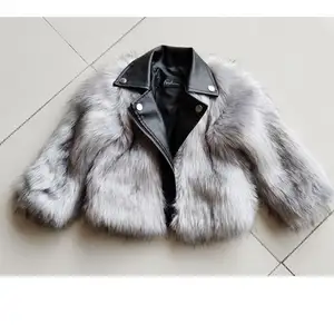 Wholesale Kids Clothing Autumn Boutique Little Girls Warm Children's Fur Coat Leather Outwear Kids African Winter Clothes