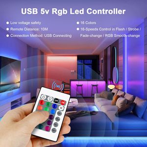eSann 1M USB DC5V 24 คีย์ USB <span class=keywords><strong>RGB</strong></span> <span class=keywords><strong>LED</strong></span> <span class=keywords><strong>Controller</strong></span> สําหรับ 5050 3528 <span class=keywords><strong>RGB</strong></span> 4-<span class=keywords><strong>PIN</strong></span> ไฟ <span class=keywords><strong>LED</strong></span> <span class=keywords><strong>Strip</strong></span> - Product Image 5