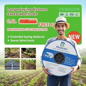 Ruban goutte-à-goutte plat en plastique 16 mm, débit 0,8 L/H, épaisseur 0,4 mm, rouleau de 2000 m, 100 % PE vierge pour l'irrigation du maïs - Product Image 1