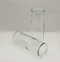 Vente en gros bon marché pot en verre vide de 8 pouces 7 jours bougies votives bougies spirituelles prière à l'église pot à bougie en verre religieux