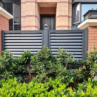 Clôture à persiennes en aluminium robuste, durable, antirouille et étanche, pour piscine et jardin avant, fabrication sur mesure en usine, faible MOQ