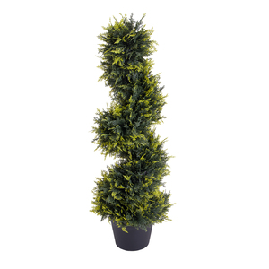Albero di <span class=keywords><strong>Cipresso</strong></span> a Spirale Artificiale in Vaso, in Plastica Ecologica Resistente ai Raggi UV, per Interni ed Esterni, Giardino, Patio, Paesaggistica - Product Image 3