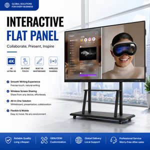 หน้าจอสัมผัสแบบอินเทอร์แอคทีฟ 4K UHD LCD ขนาด 20 จุด พร้อมกล้อง 48MP และระบบปฏิบัติการ Android/Windows สำหรับการประชุมและการศึกษา รุ่น ZGS-YT650 - Product Image 1