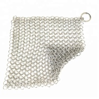 Estropajo de Acero Inoxidable 304 Reutilizable, Resistente a la Corrosión, con Gancho para Colgar, Durable, en Varias Formas y Tamaños, Venta al Por Mayor