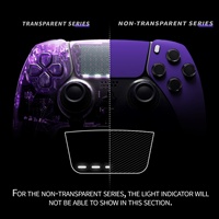 Coques de manette personnalisées EXtremeRate, plaques frontales de remplacement pour Dualsense Edge PS5
