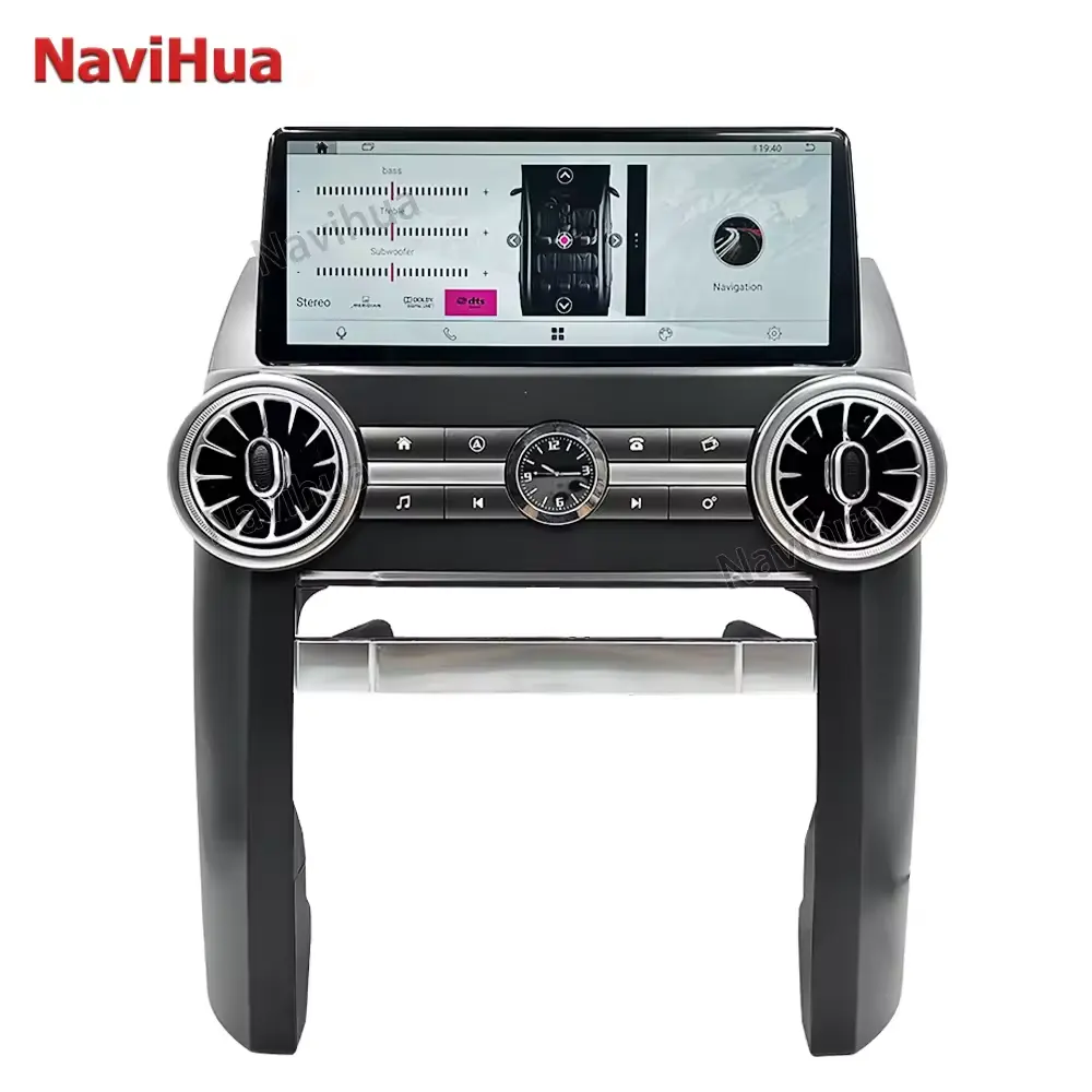 Navihua 12.3inch cho Land Rover Discovery 3 L319 2004- 2009 Android 13 Carplay Navigation GPS đầu đơn vị Màn hình Wifi FM Đài phát thanh