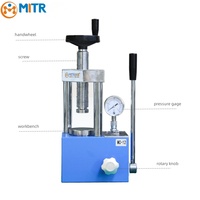 Presse hydraulique manuelle de laboratoire MITR 24T presse XRF avec taille de moule en option