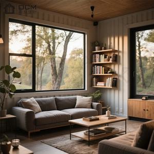 Cabina de Casa contenedor de acero modular prefabricada para uso en exteriores para jardín, oficina, estudio, parque o habitación de invitados con comodidades básicas - Product Image 4