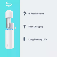 Diffuseur d'arômes pour voiture portable rechargeable Saintdelan B2B Market, diffuseur d'eau ultrasonique pour voiture, parfum pour voiture