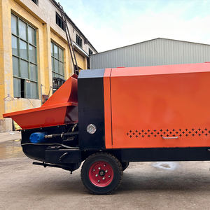 أفضل خدمة: مضخة خرسانة متنقلة بسعة كبيرة 30 متر مكعب في الساعة، مضخة خرسانة ديزل محمولة على مقطورة للبيع - Product Image 2