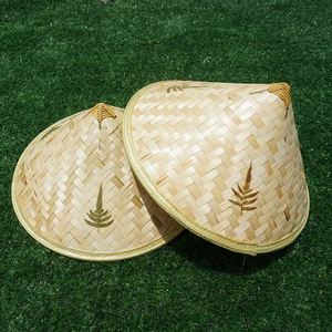 Bamboo Crafts Woven Rainproof Farmer Straw <b>Hat</b> <b>for</b> Women and Men Outdoor - Product Image 5