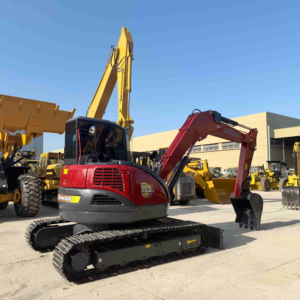 Miniexcavadora Yanmar ViO80 usada de 8 toneladas, excavadora hidráulica original sobre orugas, máquina de construcción en buen estado, Vio85 en venta. - Product Image 1