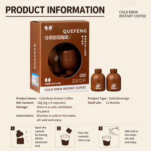 <span class=keywords><strong>กาแฟ</strong></span>โคลด์บรูว์สำเร็จรูปแบบเข้มข้น ราคาโรงงานขายส่ง สำหรับเครื่องดื่มอเมริกาโน่เย็นแบบสำเร็จรูป บรรจุกล่อง 18 กรัม - Product Image 3
