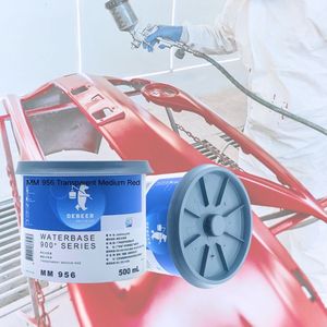Pintura Automotriz Sherwin-Williams a Base de Agua, 500 ml, Rojo Medio Transparente, para Reparación de Carrocería, Uso con Pistola de Pulverización - Product Image 4