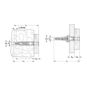 FISCHER - 71544 Fiche universelle en nylon UX R - EAN 8001132715444 ANCRAGES ANCRAGES MÉCANIQUES - Product Image 4