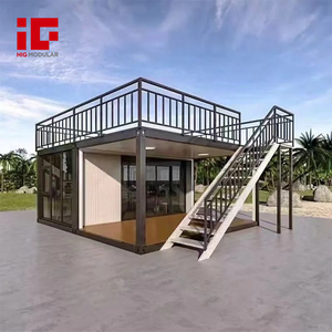 Chi phí thấp Gói phẳng nhà CONTAINER cabin di động với sân thượng prefab với sàn trên sân thượng cafe mini nhà hàng cà phê cửa hàng bật lên - Product Image 2