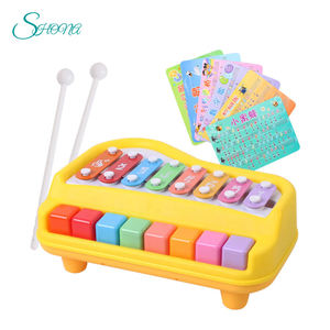 Juguete de Instrumentos Musicales Coloridos <span class=keywords><strong>para</strong></span> Bebés, <span class=keywords><strong>Piano</strong></span> Grande de Madera de 65x53x68cm, Madera y Plástico - Product Image 1