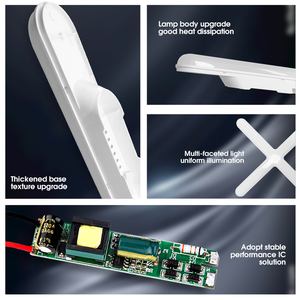 WOOJONG Lampe croisée professionnelle cachée à LED 55W Applique murale au plafond 600mm Tube en PC Profil de boîtier de stock adéquat - Product Image 6