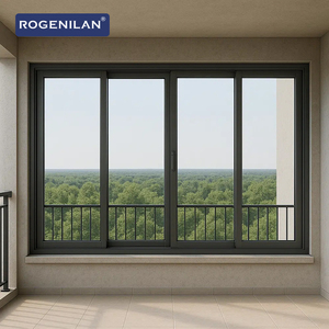 Rogenilan Cina Produttore Personalizzato di <span class=keywords><strong>Finestre</strong></span> e Porte Scorrevoli in Alluminio AS2047 CE, <span class=keywords><strong>Finestre</strong></span> Antiurto per Casa - Product Image 1