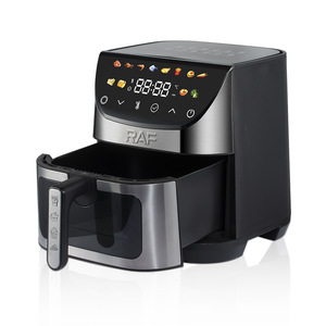 หม้อทอดไร้น้ำมันอัจฉริยะ RAF ขนาดใหญ่ 8 ลิตร หน้าจอสัมผัส ควบคุมง่าย พร้อมฟังก์ชั่นหลากหลาย - Product Image 4