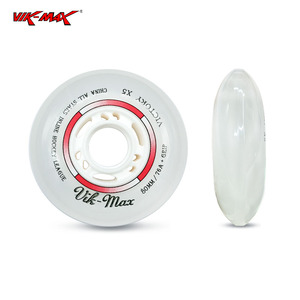 Ruedas de poliuretano SHR 76A de doble dureza, 72 mm, 76 mm, 80 mm, para interiores y exteriores, de alto rebote, para patines de hockey, ruedas para patines en línea. - Product Image 2