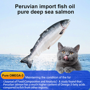 Olio di fegato di salmone di mare profondo olio di pesce per animali domestici capsule integratore alimentare per cani gatti nutriente Anti-spargimento bottiglia di piante - Product Image 3