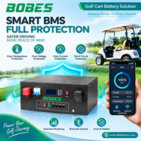 Batterie de chariot de golf LiFePO4 51,2 V 100 Ah, 48 V, à décharge profonde, rechargeable, avec BMS intelligent, OEM ODM