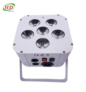 Không dây 6x18W 6in1 rgbwauv uplight cho sân khấu đám cưới hiệu ứng ánh sáng tuyệt đẹp - Product Image 4