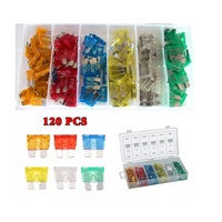 Assortiment de 120 fusibles en aluminium pour voiture, camion, camping-car, SUV, bateau, moto