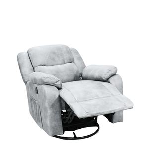 Comodidad de triple acción: sillón reclinable deslizante giratorio con controles eléctricos - Product Image 1