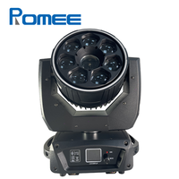 Luz de Cabeza Móvil Bee-eye Beam Wash 7*40w RGBW LED con Zoom, Láser y DMX512, con Efecto de Persecución de Anillo RGB para Conciertos, Eventos y Escenarios
