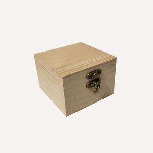 Wooden Jewelry <b>Box</b> Rectangular Solid Wood Flip Top Storage <b>Gift</b> Packaging <b>Empty</b> Desktop Organizer - Product Image 5