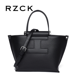 RZCK Fashion Luxury Faux Leather Purse Custom logo Women's High Quality <strong>Small</strong> <strong>Black</strong> <strong>Handbag</strong> for College Low Moq Custom Tote Bags - Product Image 1