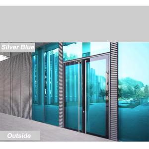 Film pour fenêtres de bâtiment extérieur moderne de bonne qualité, film miroir unidirectionnel réfléchissant, protection contre la chaleur, protection de la vie privée, film décoratif - Product Image 6