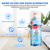 Spray désodorisant pour chaussures et chaussettes OEM ODM, éliminateur d'odeurs, prévient l'apparition de désagréables odeurs.