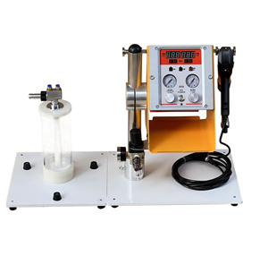 De Ying 1L Phễu nhỏ cầm tay bột tĩnh điện máy sơn bột màu Đỏ súng phun - Product Image 2