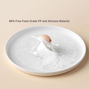Ensemble cadeau pour nouveau-né ALGO de haute qualité, <span class=keywords><strong>biberon</strong></span> sans BPA, sucette douce, conteneur pour lait en poudre pour bébé à 3 compartiments, pour 0-12 mois - Product Image 4