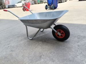 Carretilla galvanizada de Europa de las ventas calientes del nuevo diseño <span class=keywords><strong>2022</strong></span> con la carretilla ligera wb5204 del jardín - Product Image 5