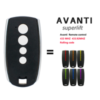 Télécommande de porte de garage 433,92 MHz à code roulant pour Avanti/Superlift/TX4 MPS 12 Slimfit N3588 RDO10 T12/S12 DPS D12/D20