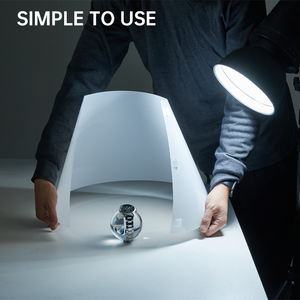 Diffuseur de lumière conique à 360 degrés pour la photographie, réflecteur pour objets, cône lumineux de table pour petits produits, cosmétiques, bijoux - Product Image 2