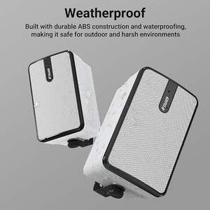 Inwa Upgraded for Outdoor <b>Wall</b> Mount <b>Speakers</b> IPX5 Waterproof Home Theatre 10-30W - Product Image 4