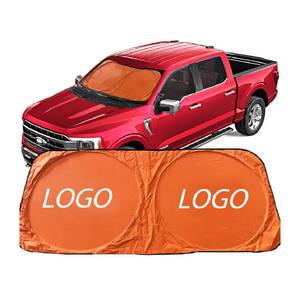 Parasoles de coche personalizados plegable bloqueo UV 170T 180T 190T tela negra protector de parabrisas delantero de coche camiones <span class=keywords><strong>Tesla</strong></span> <span class=keywords><strong>Model3</strong></span> - Product Image 1