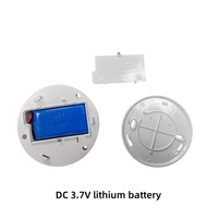 Detector de Gas Metano Montado en Pared con Alarma Sonora y Luminosa, Detector de Fugas de Gas Combustible CH4 a Batería