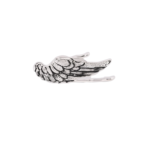 Boucles d'oreilles E2930 Wings Cuff en argent tibétain plaqué or blanc, bijoux vintage unisexes à la mode - Product Image 1