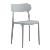 Chaise empilable d'extérieur en gros d'usine bonne chaise en plastique de salle à manger PP avec UV