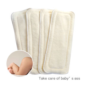 Doublure en coton chanvre Super absorbants, 1 pièce, <span class=keywords><strong>couche</strong></span>-culotte en tissu pour bébé, insertion de charbon de bambou et microfibre - Product Image 1