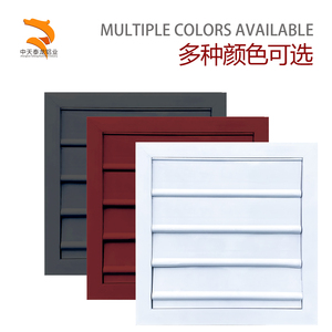 Hợp kim nhôm trọng lực màn trập cho điều hòa không khí xả Vent Victorian phong cách phòng khách và hội thảo Bìa lưới tản nhiệt - Product Image 3