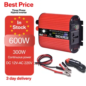 mini sine wave 12volt usb car power supply 12 to 220v car inverter 300W invertor for car